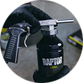 Нанесення покриття RAPTOR пістолетом
